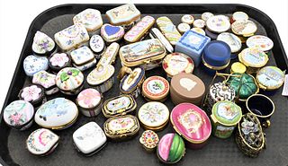 Tray Lot of Trinket Boxes