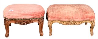 Two Louis XV Style Footstools