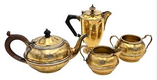 Four Piece English Silver Tea Set