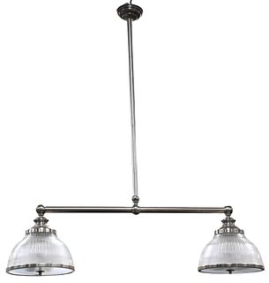 Industrial Two Light Hanging Fixture/Chandelier