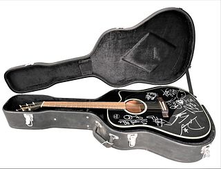 Simple Plan Autographed Kamine G Series Guitar