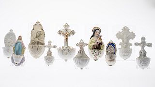 10 Porcelain Holy Water Fonts