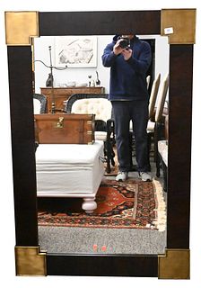 Large Rectangle Walnut Mirror