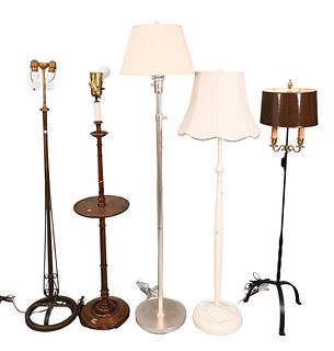Five Floor Lamps