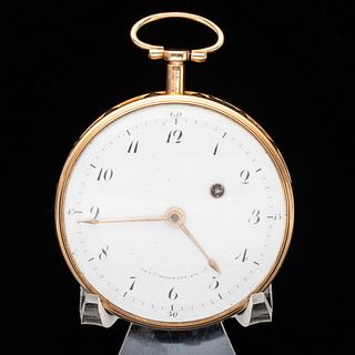 18k Gold Antoine Moilliet et Cie Pocket Watch