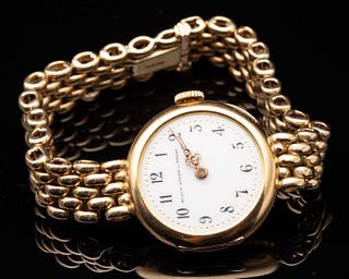 Black Starr and Frost 18K and 14K Gold Ladies Watch