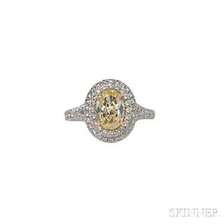 Platinum and Yellow Diamond Ring, Tiffany & Co.