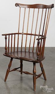 Combback Windsor armchair, late 18th c.