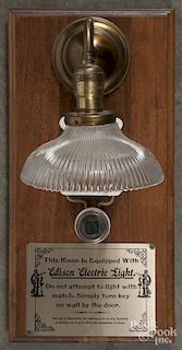 Replica Edison light bulbs, together with miscellaneous other light bulbs, tallest - 13''.