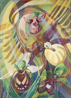 Emmerich, Hadassah
Orchideen. Gouache und Pastell