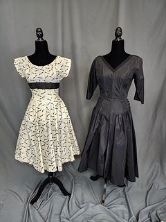 2 Vintage Party Dresses C1950