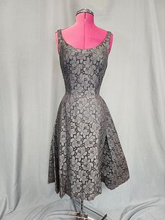 Vintage Black Lace Party Dress by Suzy Perette