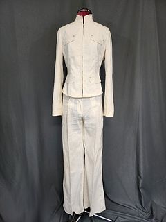 Vintage Elie Tahari Linen Blend Jacket & Pants