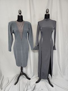 2 Vintage Black Dinner Dresses by Suky Rosan & Susan Philadelphia