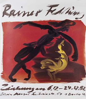 Fetting, Rainer
Zeichnungen. Ausst.-Plakat. 1982/1