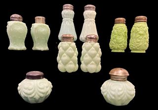 Collection EAPG Green Jadeite Shakers 