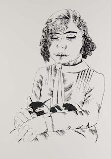 Mammen, Jeanne
Müdchen mit Katze. Offsetlithograph