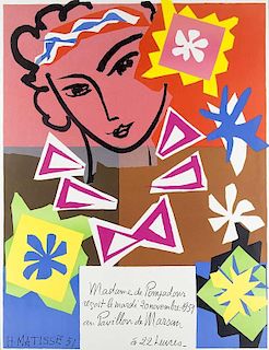 Matisse, Henri
Madame de Pompadour. Werbeplakat. F