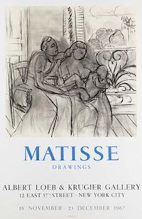 Matisse, Henri - nach
Matisse Drawings. Ausstellun