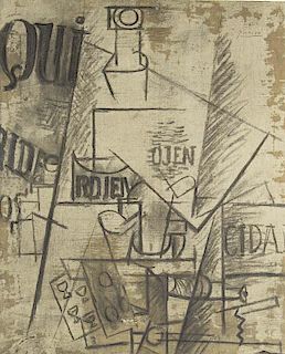 Picasso, Pablo
Abstrakte Komposition (aus: Papiers