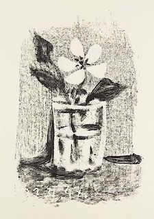 Picasso, Pablo
Fleurs dans un Verre No. 6. 1947. L