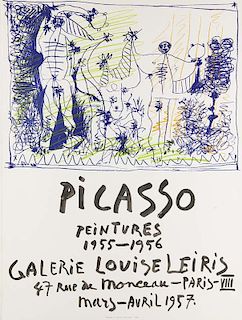 Picasso, Pablo
Peintures 1955-1956. Ausstellungspl