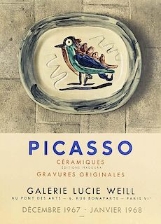 Picasso, Pablo - nach
Cüramiques. Ausstellungsplak
