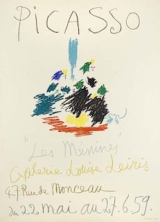 Picasso, Pablo - nach
Les Münines. Ausstellungspla