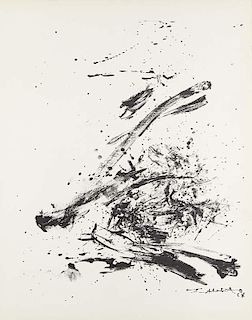 Wou-Ki, Zao
Abstrakte Komposition. 1964. Zinklitho