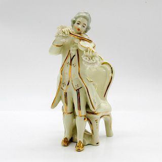 Vintage Dresden-Art Figurine, Rococo Violinist