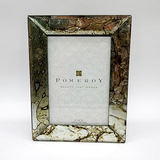 Pomeroy Distressed Silver Leaf Picture Frame, Versailles
