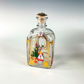 Holmegaard of Copenhagen Christmas Bottle 1990