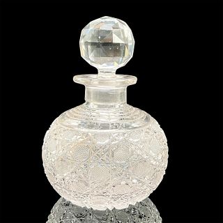 Vintage Clear Crystal Liquor Decanter with Stopper