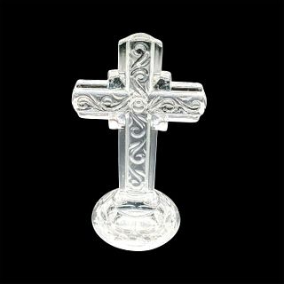 Vintage Glass Decorative Cross