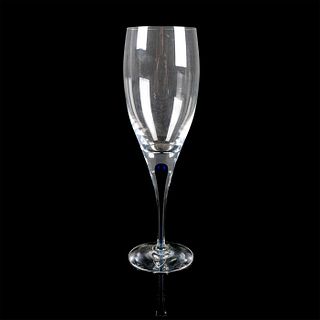 Orrefors Champagne Glass, Intermezzo Blue