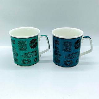 2pc Royal Doulton Porcelain Archive Mugs