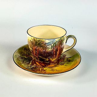 Royal Doulton Teacup and Saucer Set, Rustic England