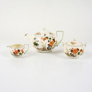 3pc Wedgwood Tea Set, Eastern Flowers Pattern