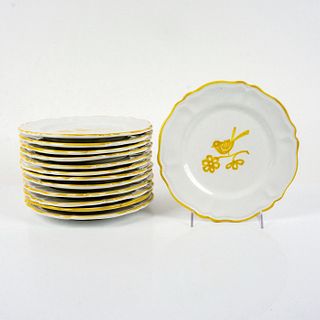 13pc Vintage Maioliche Deruta Ceramic Dinner Plates Set
