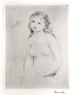Pierre-Auguste Renoir - Etude Pour une Baigneuse