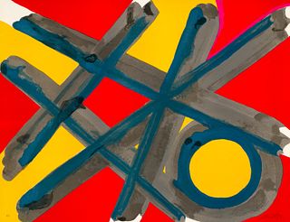 Alexander Calder - Untitled (Grid and Circle)