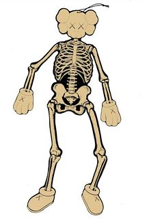 KAWS - Companion Skeleton (Bone)