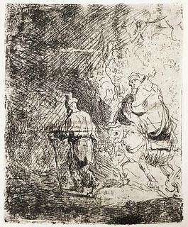 Rembrandt van Rijn (After 1883) - Flight Into Egypt (Large)