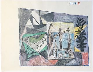 Pablo Picasso - 7.1.58 II