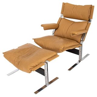 Richard Hersberger for Pace Lounge Chair & Ottoman
