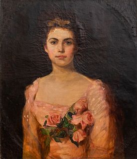 Julia Beck "Portrait of a Young Woman" ca. 1890