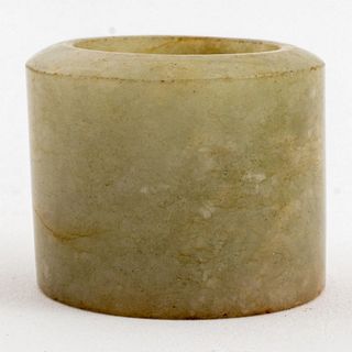 Chinese Celadon Jade Archer's Ring