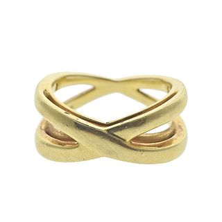 Tiffany & Co Crossover Gold Ring