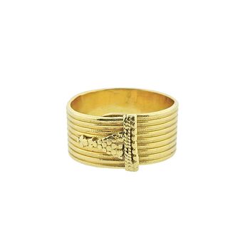 Ilias Lalaounis 22k Gold Band Ring