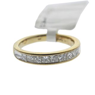Kallati 1.00ctw Diamond Gold Band Ring